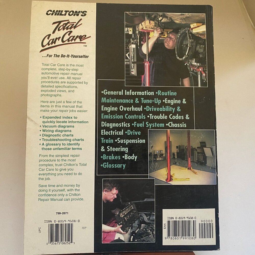 Chilton Repair Manual #28360 GM Celebrity Century Ciera 6000 1982 - 96 - Picture 2 of 9